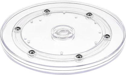 6 inch Small Lazy Susan,Lazy Susan Turntable for Cabinet,Clear Plastic Lazy Susan Organizer for Spice Rack