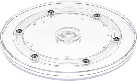 6 inch Small Lazy Susan,Lazy Susan Turntable for Cabinet,Clear Plastic Lazy Susan Organizer for Spice Rack