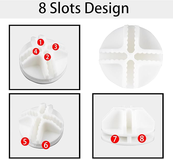 40PCS Cube Connectors Plastic Storage Wire Cube Connectors ABS Connectors Organizer for Modular Closet Storage Organizer, Wire Shelving, Wardrobe, Shoe Rack Clips, Pet Carrier, White