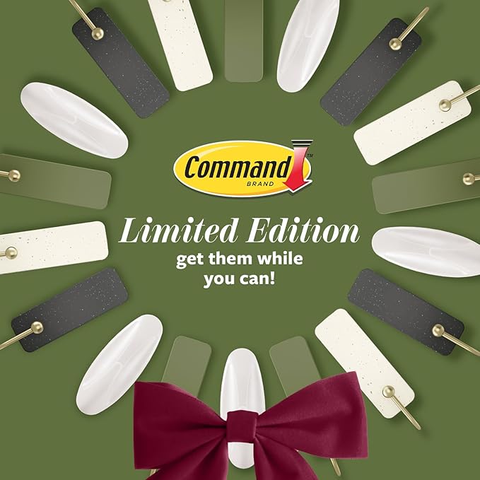 Command Mixed Hooks Pack, Radiant Pearl, 6/Pack (PRMHP-6ESF)