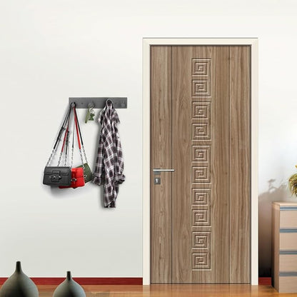 Key Hooks for Wall, Self Adhesive Key Holder for Wall with 2 Self-Adhesive Tapes, No Damage Key Holder Rack for Wall with 4 Key Hooks for Entryway, Door, Bathroom, Kitchen