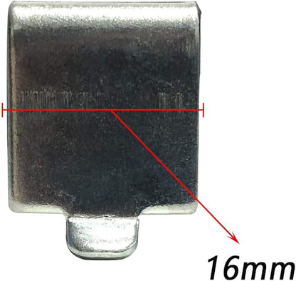 Bueyfolt Adjustable Steel Pilaster Shelf Support Clips -40 Pieces