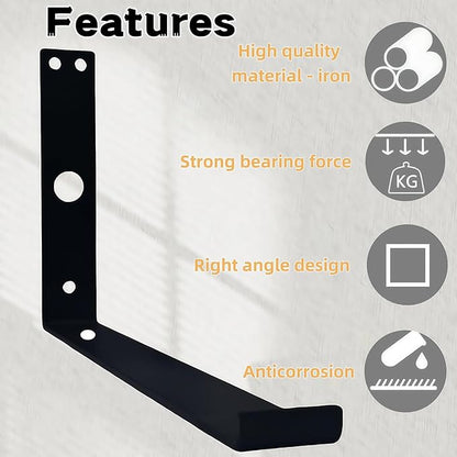 Shelf Brackets for Suncast Sheds,Iron Shelf Accessory Outdoor Sheds Storage,with EZ Bolt Assembly,Brackets Only (2)