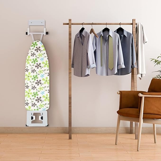 Ironing Board Holder Wall Mount,Iron Board Hook Wall Mount for Laundry Rooms,Ironing Board Hanger