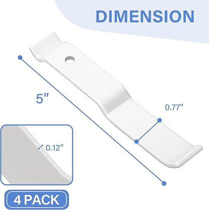 Wire Shelf Corner Support Bracket for ClosetMaid 1001, Ventilated Wire Shelving Corner Support, 4 Pieces