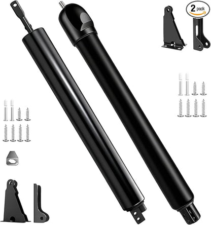 Screen Door Closer,Storm Door Closer -Lasts for 10 Years Heavy Duty - for (Medium and Heavy Weight) Storm, Screen, & Security Doors - New Doors or Replacement for Previous Units (Black)