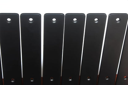12 Pack - L 14" x H 8" x W1.5, 5mm Thick Black L Shelf Bracket, Iron Shelf Brackets, Metal Shelf Brackets, Floating Shelf, Shelf Supports with Screws