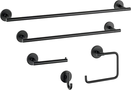 Delta Trinsic (1-Pack) Towel Hooks Matte Black Single Bathroom Hooks Wall Mounted for Robes & Towels Hand Towel Hook Holder Kitchen, Bathroom Accessories