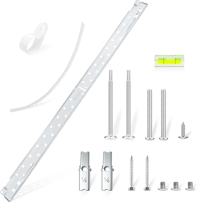WB56X35363 Microwave Mounting Plate/Bracket Kit Compatible with GE Microwave Ovens WB02X35527 AP6986668 WB56X10669 PS16216996 1167916 AH1021820 EA1021820(with WB02X35527 Screw Assembly & Column Level)