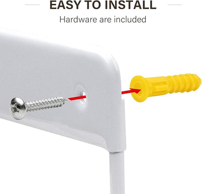 Alpinista Ironing Board Hanger Iron Board Wall Mount for Laundry Rooms, White
