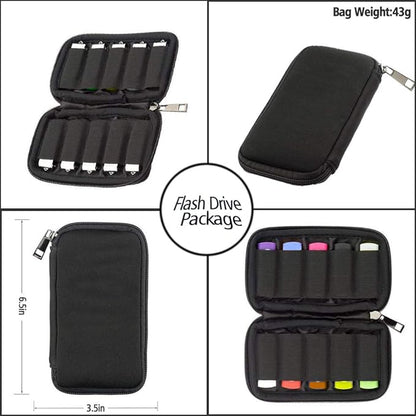 JBOS USB Storage Case - Organizer for Flash Drive, Thumb Drive & Jump Drive