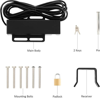 CO-Z Automatic Electric Gate Lock for Single Double Swing Gate Opener, Universal 24VDC Electromagnetic Gate Locks for Outdoor Fence, Electric Gate Latch Magnetic Gate Closer for Gate Operator System