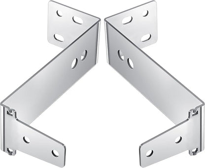 2PCS Garage Door Sensor Bracket Compatible with GSTB-R STB-BL Garage Door Sensors Replacement, Sturdy Metal, Wall Mount, Silver