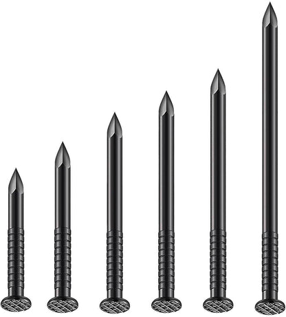 Black High Strength Nails Kit, Hanging Nails Kit, Wall Nails Kit, Wood Nails Kit, Long Nails Kit