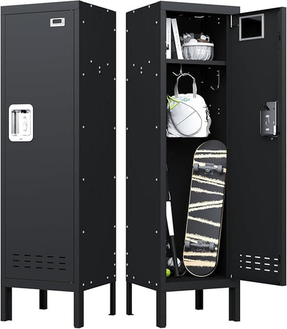 Metal Kids Locker,Metal Cabinet Storage Lockers,Lockable for Employees with Door,54" Height Steel Locker,Lockable Steel Locker for Children's Room, Playroom, School,Gym
