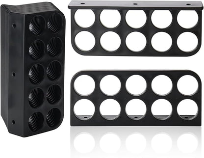 12Pack Cable Chase Wire Bracket,Cable Chase Bracket Support Organizer for NMB,Wire Stackers Keep Electrical Cord Tidy Clean&Save Time Space Labor,1" with 10-Hole Design