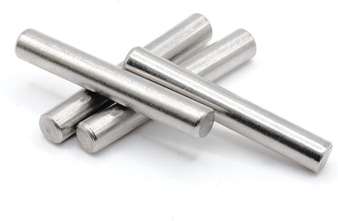 ReplacementScrews Shelf Support Dowel Pins/Pegs Compatible with IKEA Part 101324 (Ivar Bookshelf) - 6x40mm - Plated Steel Pins (Pack of 4)