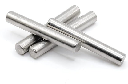ReplacementScrews Shelf Support Dowel Pins/Pegs Compatible with IKEA Part 101324 (Ivar Bookshelf) - 6x40mm - Plated Steel Pins (Pack of 4)