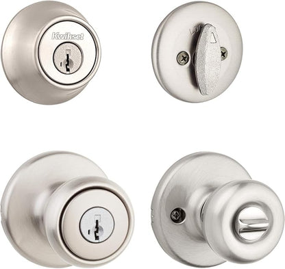 Kwikset 96900-381 690T 15 SMT BBPKG Satin Nickel Tylo Entry Combo Set