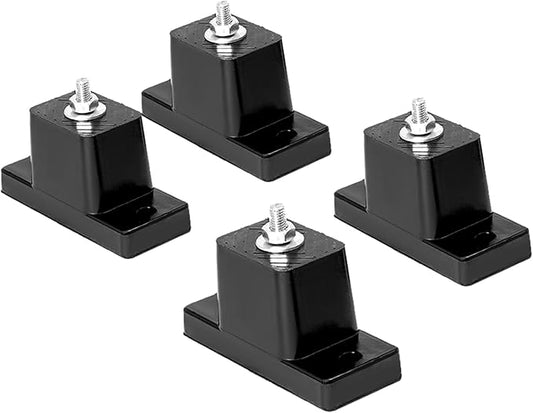 4 Pack Mini Split Pad, Anti Vibration Rubber Isolator Mounts for AC Condenser, Compatible with Mini Split Wall Mounting Brackets for Outside