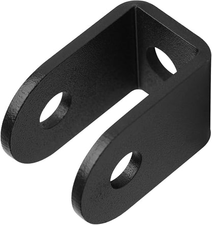 GBGS 20 Pcs Black 3/4" U Bracket for Panel,Thickness 1/8"(3 mm),Powder Coating