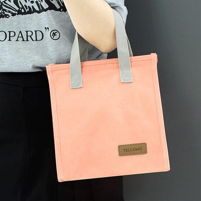 TELLUMO Lunch bag, Insulated Lunch Bag for Women Men Large Lunch Box Container Reusable Leakproof Tote for Office, Work, School, Beach or Travel (Pink)