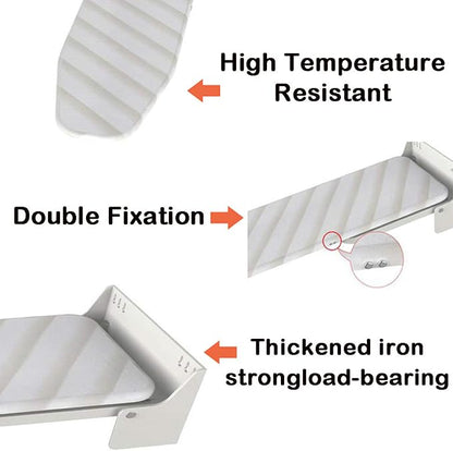 uyoyous Heavy Duty Ironing Board Wall Mounted 37.8x11.8 Inch, Foldable Space-Saving Ironing Holder with Heat Resistant Cover, Perfect for Small Spaces, Home & Laundry Room