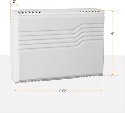 Newhouse Hardware Two Note Wired Door Bell Chime Kit w/Transformer & Surface Mount Lighted Push Button, 16VAC/10 VA, White