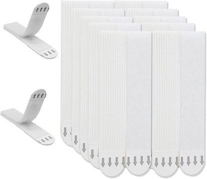 Large Picture Hanging Strips Heavy Duty, 24-Pairs(48 Strips) Sticky Picture Hangers for Walls No Damage Wall Picture Hangers Without Nails Refill Adhesive Poster Strips(Large-24 Pairs)