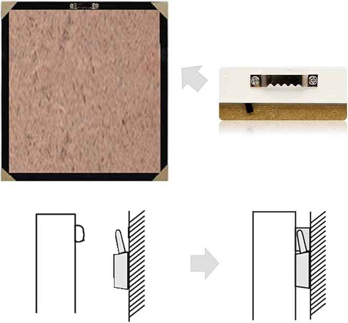 30 Pack Large Sawtooth Picture Hangers Steel Picture Hanging Picture Frames Hangers with Screws Picture Hang Solutions, for Hanging Clock Paintings Artwork Picture Frame Hook Photos (Silver)