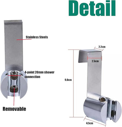 Bidet Sprayer Holder Toilet Bathroom Attachment Hanging Bracket for Handheld Shower Wand, Diaper Sprayer,Stainless Steel Holder for Hand Shower Toilet Bidet Sprayer