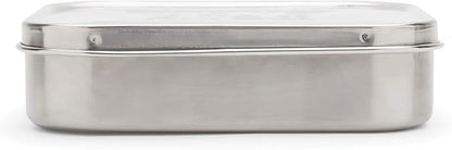 Stainless Steel Bento Box Lunch and Snack Container for Kids and Adults, 4 Sections