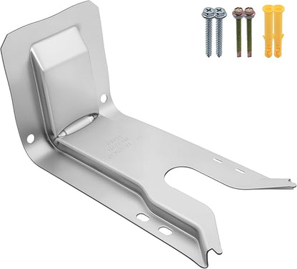 WB02K10254 Range Oven Anti-Tip Bracket for GE Stove/Ovens Range, Floor or Wall Mount Anti Tip Bracket WB02K10020, CGS975SED1SS C2S980SEM5SS JGB281SER6SS (1 Set)