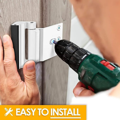 Home Security Door Lock Door Reinforcement Lock: Metal Door Locks for Front Door Locks for Kids Safety Child Proof Door Latch for Top Inside Deadbolt Lock