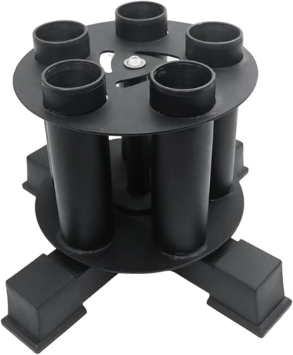 Olympic Barbell Holder Barbell Storage Olympic Bar Holder, Fit for 2" Olympic Bars, 360-degree Rotation Weight Bar Holder Home Gym Organizer
