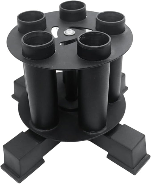 Olympic Barbell Holder Barbell Storage Olympic Bar Holder, Fit for 2" Olympic Bars, 360-degree Rotation Weight Bar Holder Home Gym Organizer