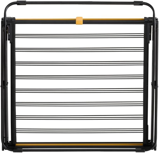 Joseph Joseph AirFrame 3-Tier Clothes Airer Drying Rack, 53 ft Capacity, Indoor/Outdoor, Stable, Foldable, Compact Storage