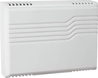 Newhouse Hardware Two Note Wired Door Bell Chime Kit w/Transformer & Surface Mount Lighted Push Button, 16VAC/10 VA, White
