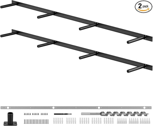 Floating Shelf Bracket Heavy Duty Shelving Brackets,Decorative Floating Shelf Hardware Black,Hidden Metal Shelf Support Bracket Heavy Duty Floating Mantel Bracket,200lbs (53X6X1.2-Starter Jig)