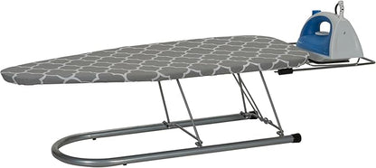 Household Essentials Tabletop Ironing Board with Iron Rest and Door Hanger | Compact Folding Ironing Station for Dorm Rooms, Apartments, and Small Spaces | 36.5"x12"