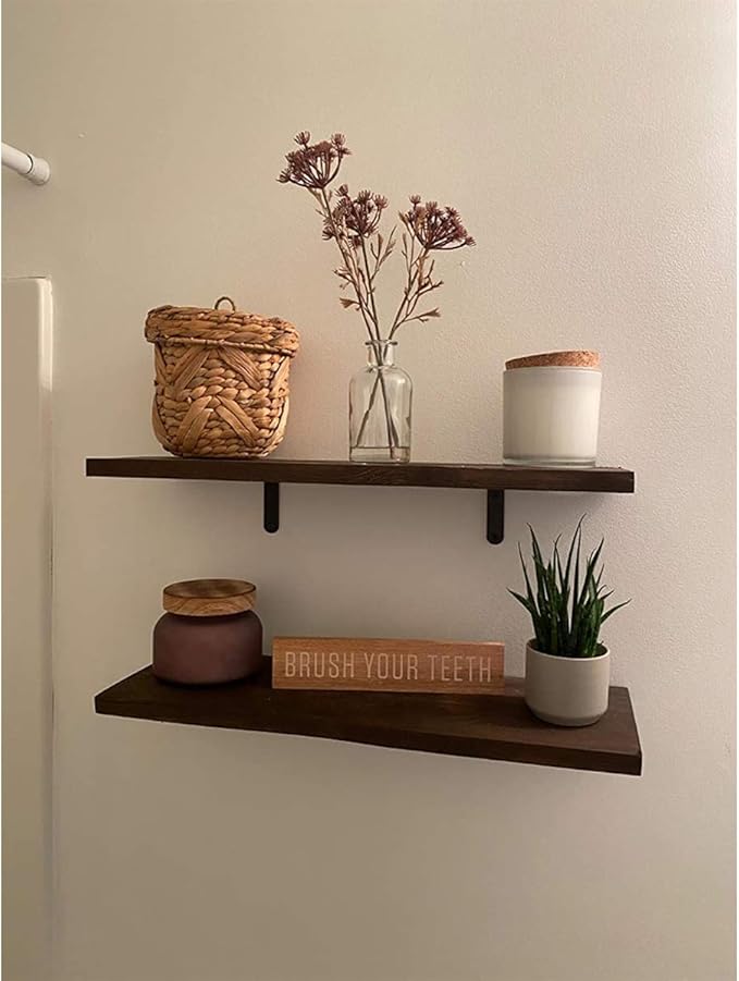 20 PCS L Corner Brace Heavy Duty Shelf Brackets 4 x 3 Inch L Joint Angle Brackets Shelf Support Corner Braces for Shelves, Furniture Cabinet Bookshelf with Screws