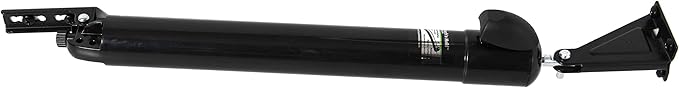 Touch 'n Hold Smooth Door Closer - Single Kit (Black) - Standard-Duty Door Closer with Touch-Button Hold Open Feature & Smooth Closing Motion – for (Medium & Lightweight) Storm, Screen Doors.