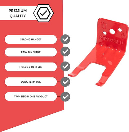 Universal Fire Extinguisher Bracket, Fire Extinguisher Mounts & Brackets (U Hook - 4 Pack)