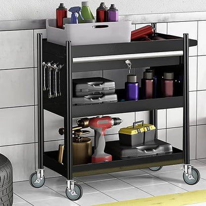 4 inches Casters for Wire Shelving Racks, Heavy Duty Metro Rack Wheels with Brake Set of 4 Stem Casters Scaffolding Wheel Replacement (.864" x 2-3/16")