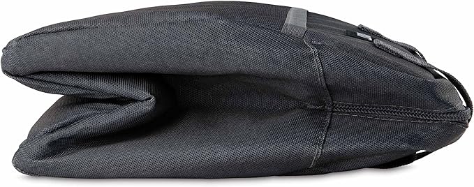 PackIt® Freezable Hampton Lunch Bag, City Charcoal, Built with EcoFreeze® Technology, Collapsible, Reusable, Zip Closure with Front Pocket and Shoulder Straps, Designed for Fresh Office Lunches