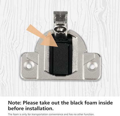 Replacement for Blum 110 Degree Screw-in Compact 33 Hinge, 8-Pack, Cabinet Door Hinges to Replace Original Blum Cabinet Hinges(Mounting Plate Not Included)