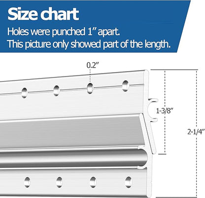 30" Heavy Duty French Cleat, 150lb,Built-in Level - Wall Hanging Clip System for Cabinet,Shelf,Heavy Mirror & Picture Frame, Headboard, White Board, Ledges, Painting - Z Bar Cleat Hanger - 2 Pack