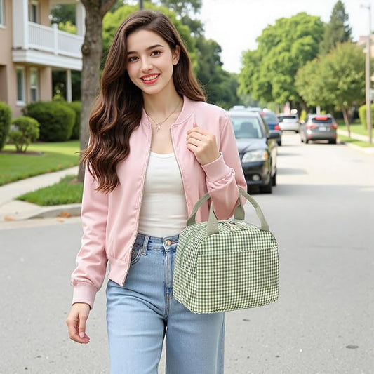 Bluboon Lunch Box for Women Cute Lunch Bag Reusable Insulated Lunch Bags Large Capacity Lunchbox Cooler for Work Picnic or Travel