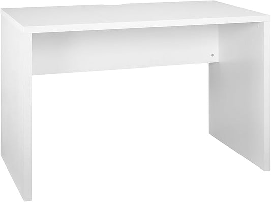 ClosetMaid 43.8 in. W Home Office Desk for Computer Laptop, Writing, Study with Modern, Simple Style, White Finish, 44" W x 22" D