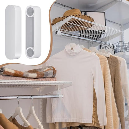 10 Pcs Plastic Rod Spacer Cap Closet Rod End Caps Wire Shelf End Caps Closet System Parts Shelf Caps for Wire Shelves
